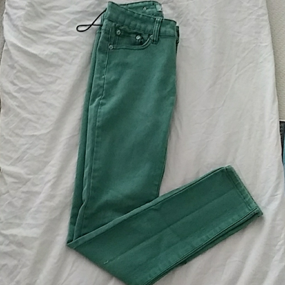 Green jeans